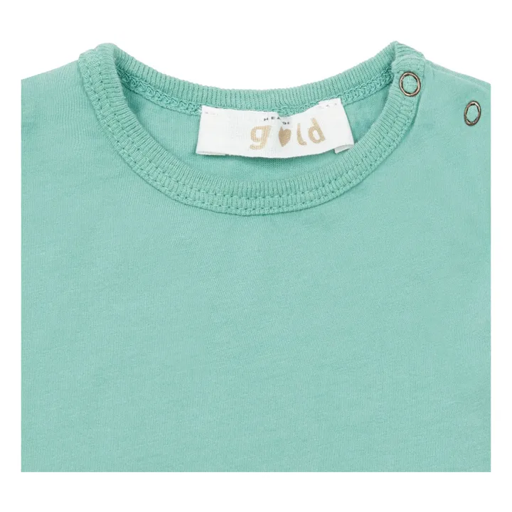 Camiseta Algodón Biológico Teo | Verde- Imagen del producto n°1