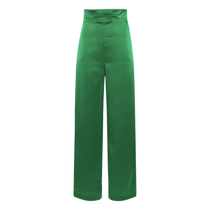 Pantalón Satén Acis | Verde- Imagen del producto n°0