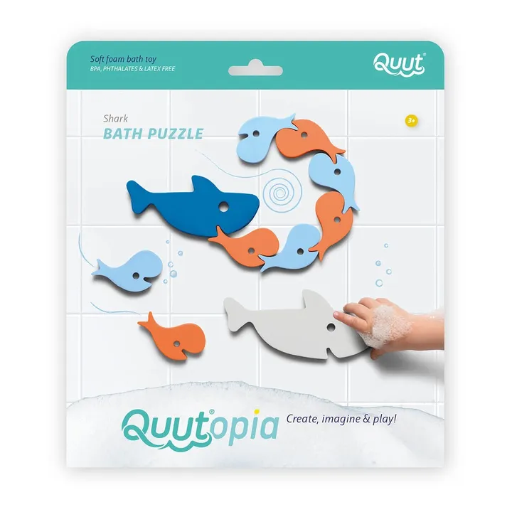 Quut - Puzzle de bain Requin