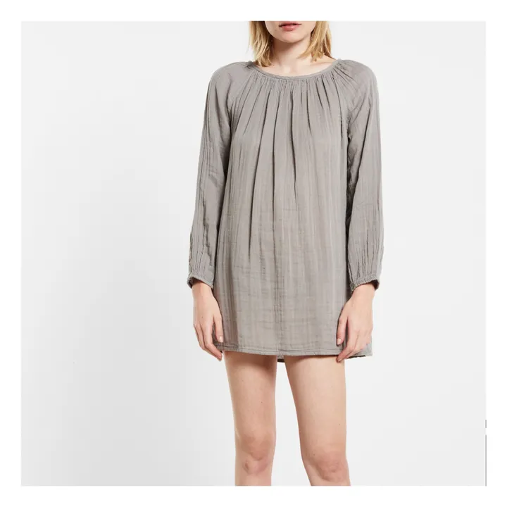 Kurzes Kleid Nina- Damenkollektion  | Stone Grey S045- Produktbild Nr. 4