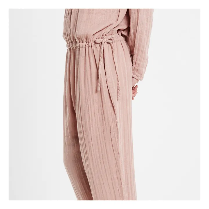 Naia Buttoned Jumpsuit - Women's Collection | Dusty Pink S007- Product image n°4