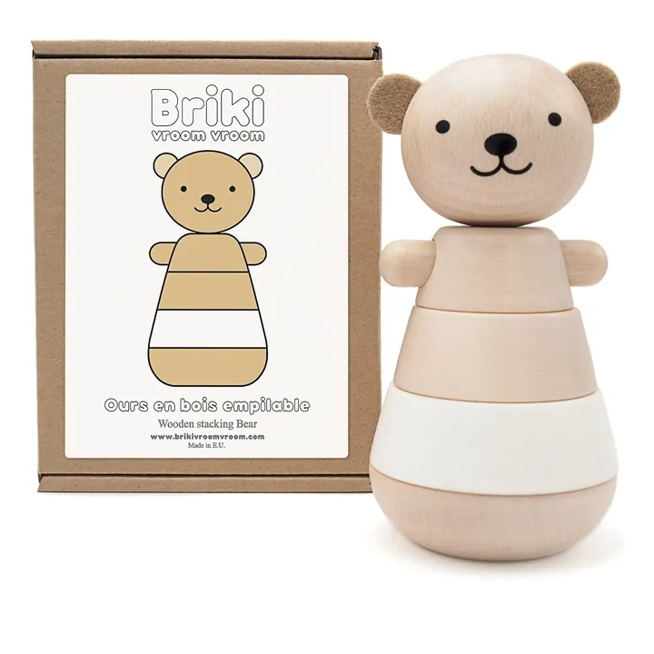Wooden Stacking Bear- Product image n°3