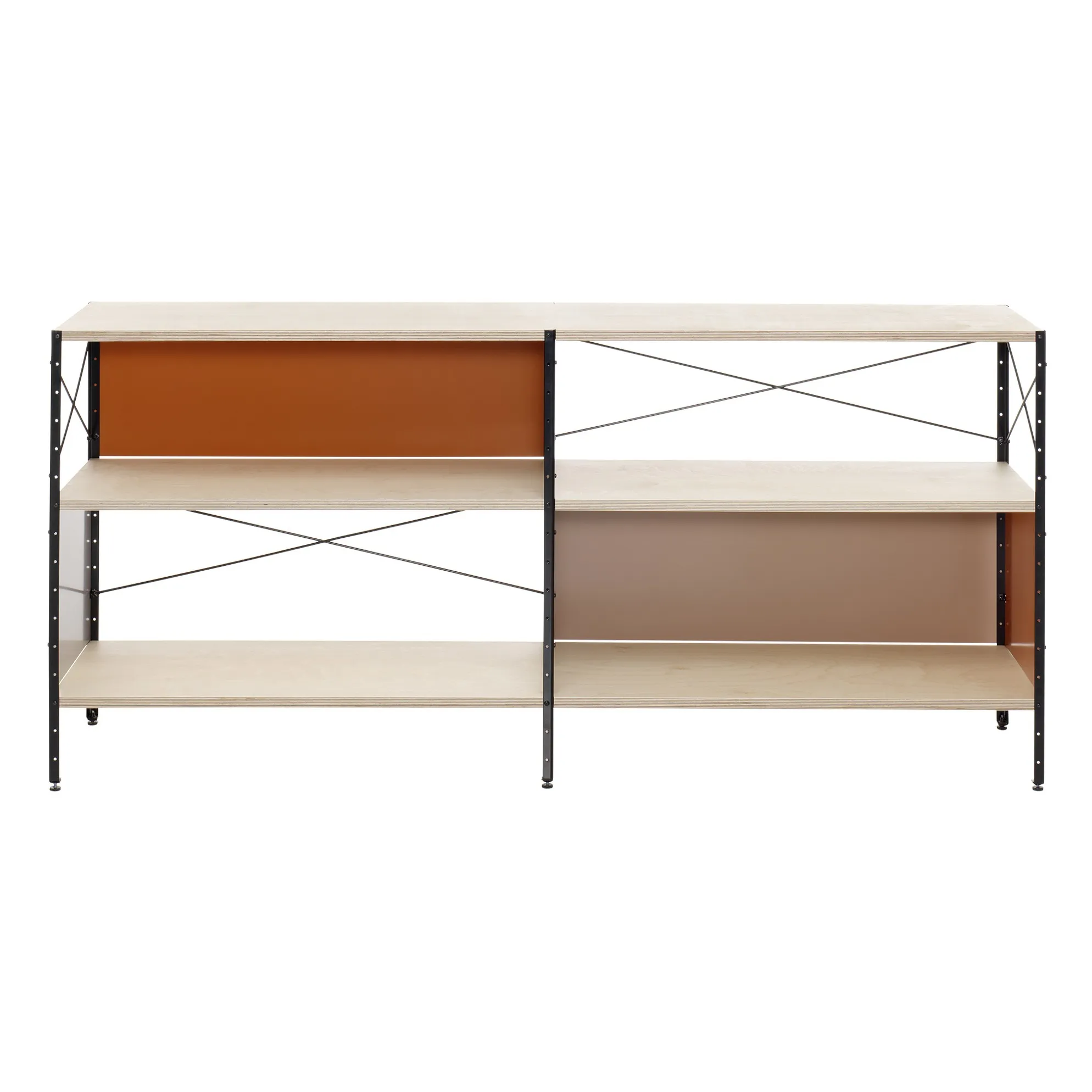 Vitra Multicoloured Eames Storage Unit Esu, Shelf - 2 Shelves - Charles & Ray Eames, 1949
