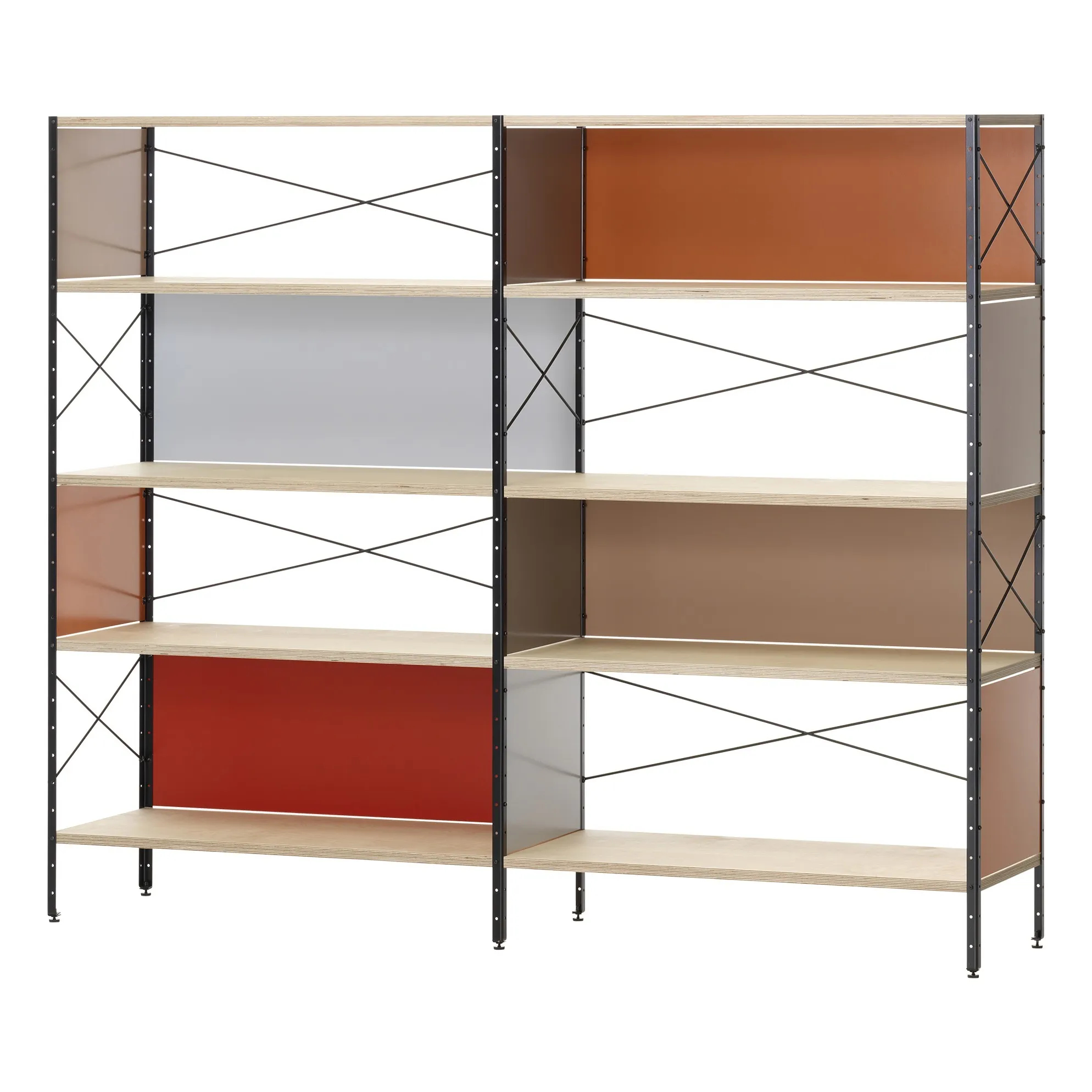 Vitra Multicoloured Eames Storage Unit Esu, Shelf - 4 Shelves - Charles & Ray Eames, 1949