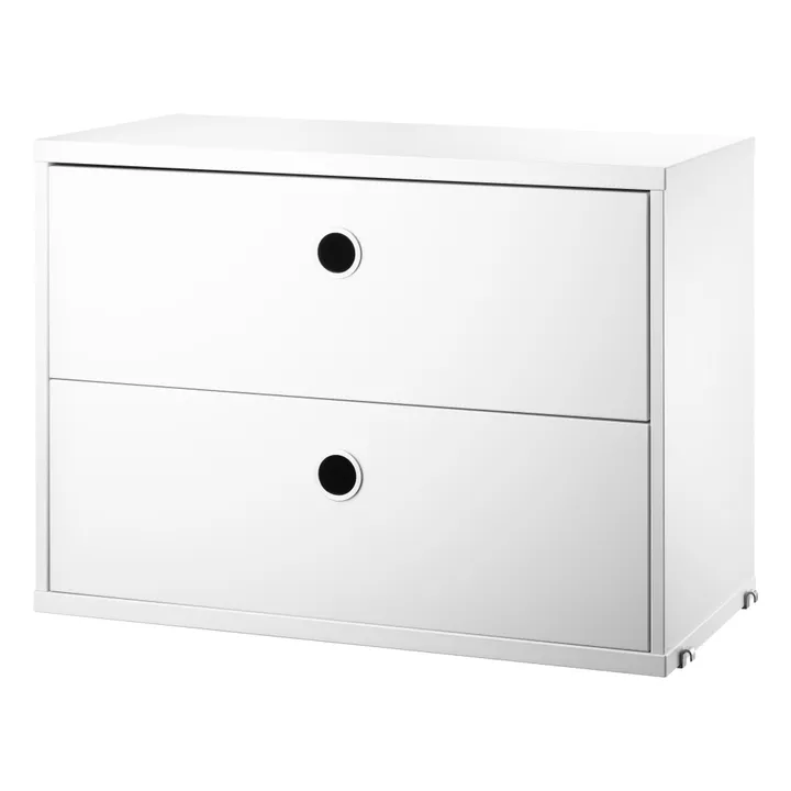 Chest of drawers, 2 drawers, 58 x 30 cm- Product image n°0