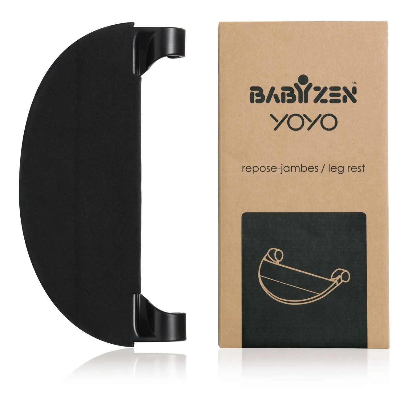 Repose-jambes pour poussette Yoyo | Noir- Image produit n°0