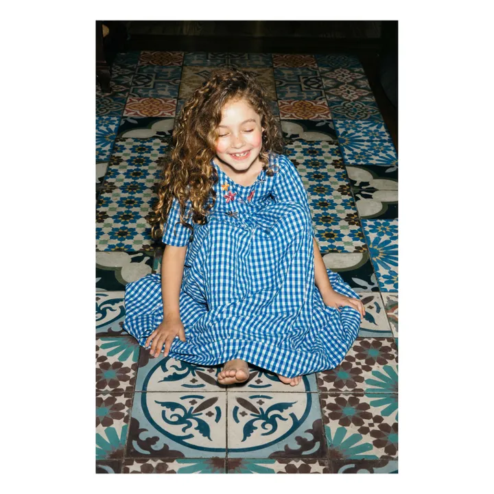 Kleid Lupe | Blau- Produktbild Nr. 2