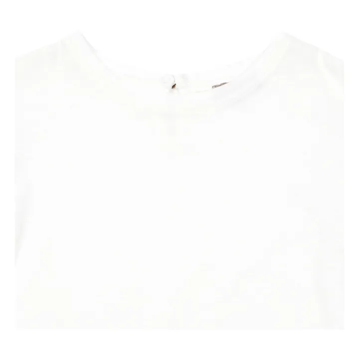 T-shirt con volants  | Bianco- Immagine del prodotto n°1
