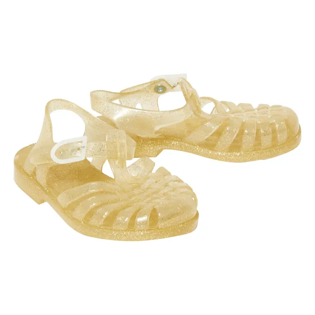 Sandalias de plástico | Dorado