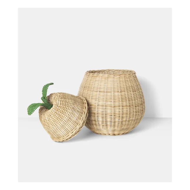 Pear woven basket