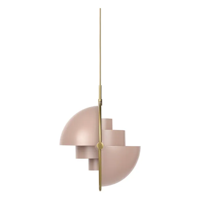 Multi-Lite pendant light, Louis Weisdorf, 1972 | Pink