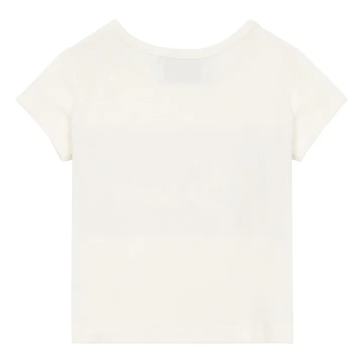 T-shirt Bisous | Blanc- Image produit n°5