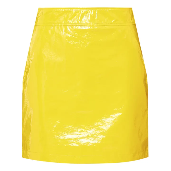 Eva vinyl skirt | Yellow- Product image n°0