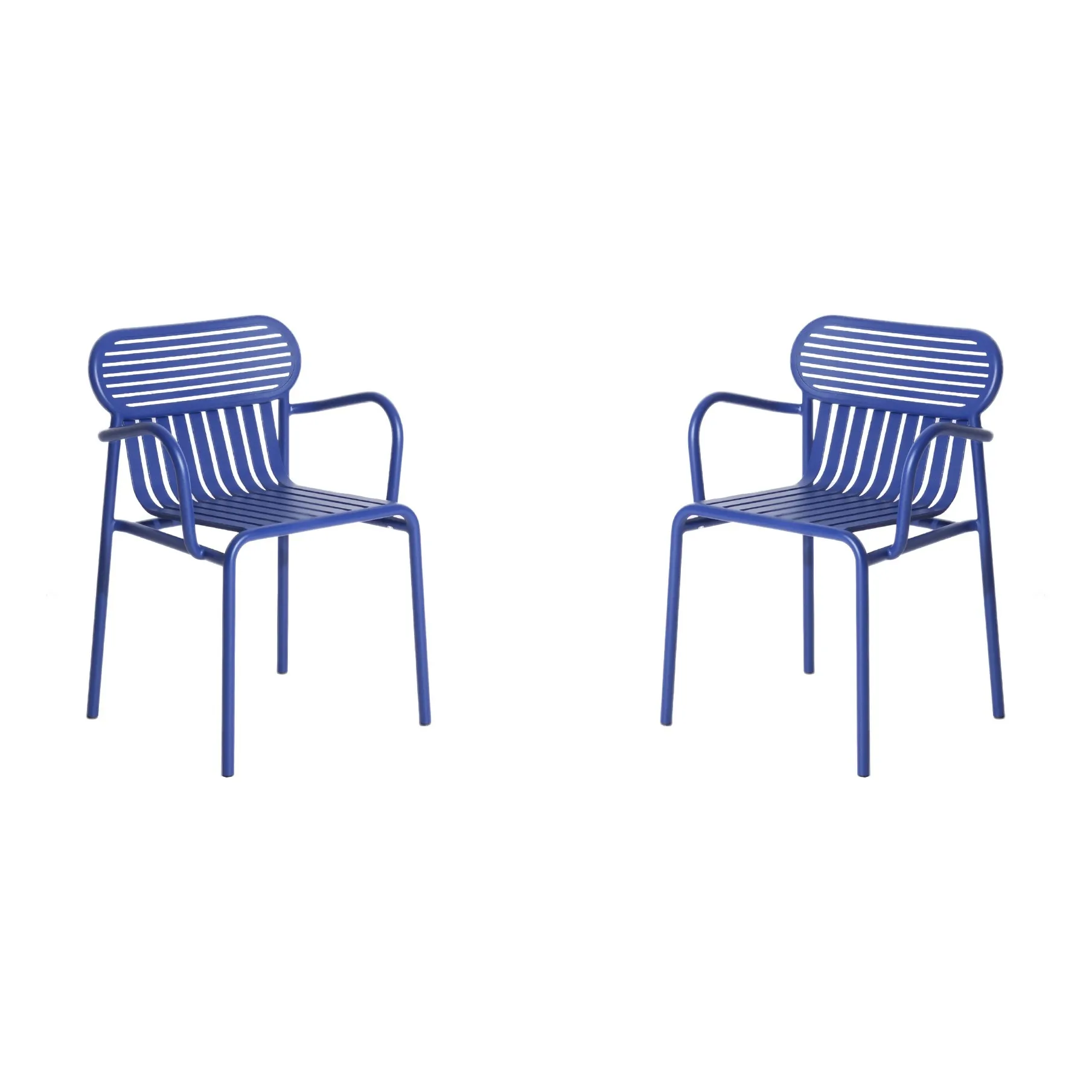 Product Video Placeholder: Weekend chairs with arms - Set of 2 | Blue