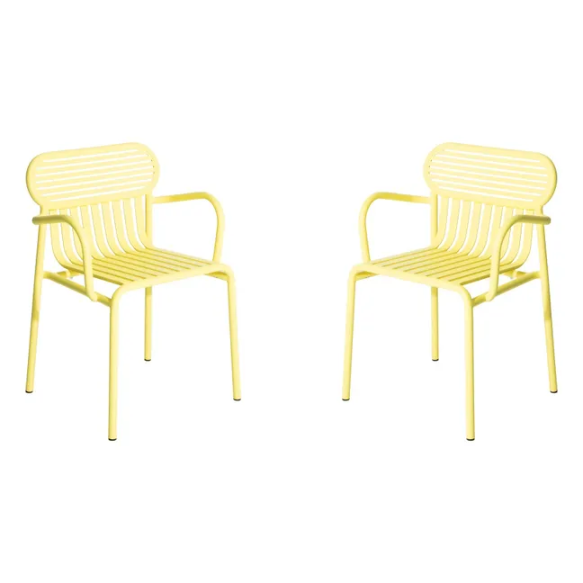 Sedia bridge Weekend - Set di 2 | Giallo