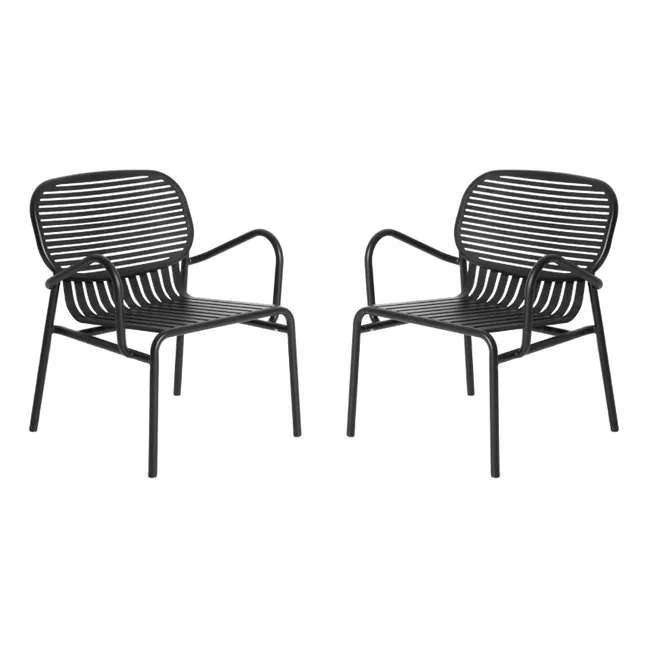 Fauteuil Week-end - Lot de 2 | Noir