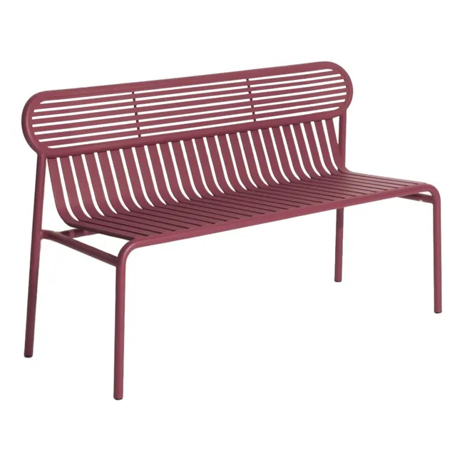 Weekend bench | Burgundy