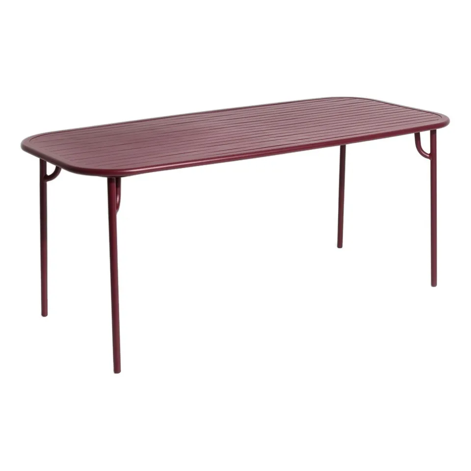 Petite Friture Burgundy Weekend Table