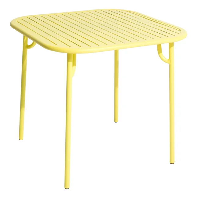 Weekend table | Yellow