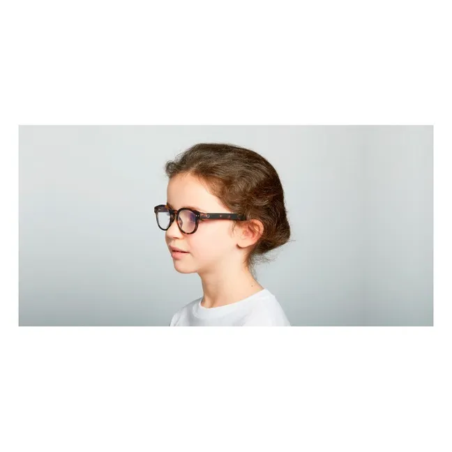 Brille für Screen Junior #C | Braun