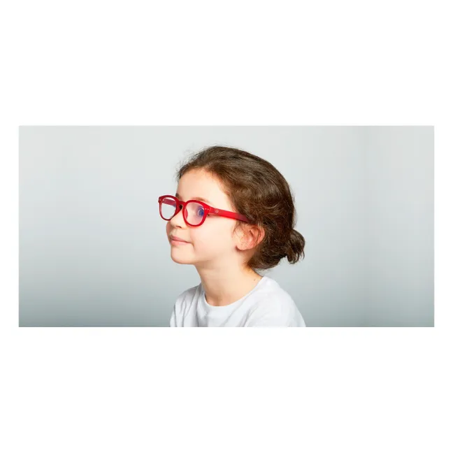 Brille für Bildschirm Junior #C | Rot