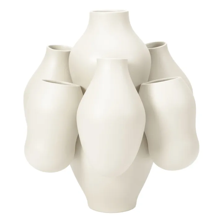 Pacha ceramic vase, Jean-Baptiste Fastrez | Cream- Product image n°0