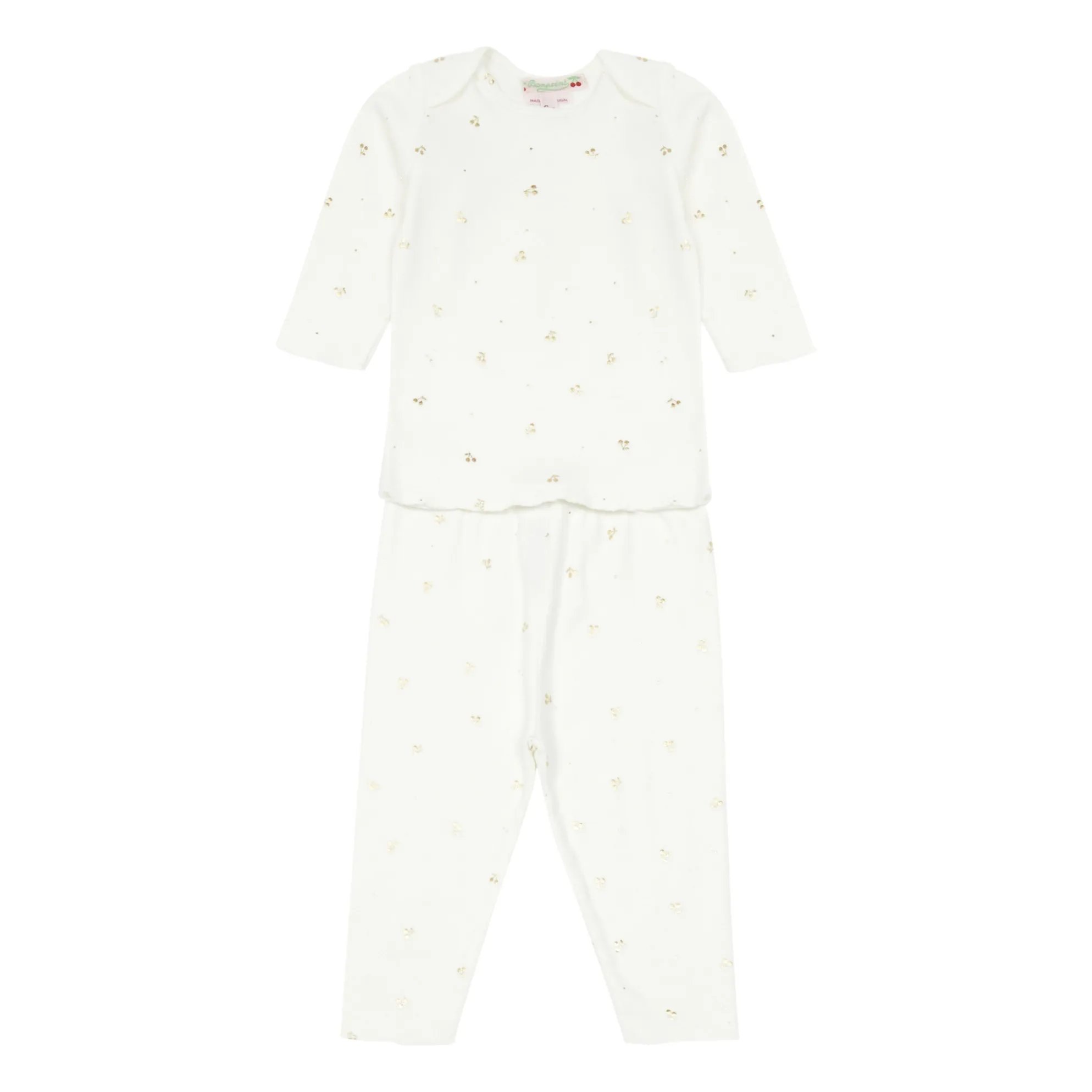 Bonpoint - Brassière + Legging Coton Bio Cerises (Bonpoint) - Image 1
