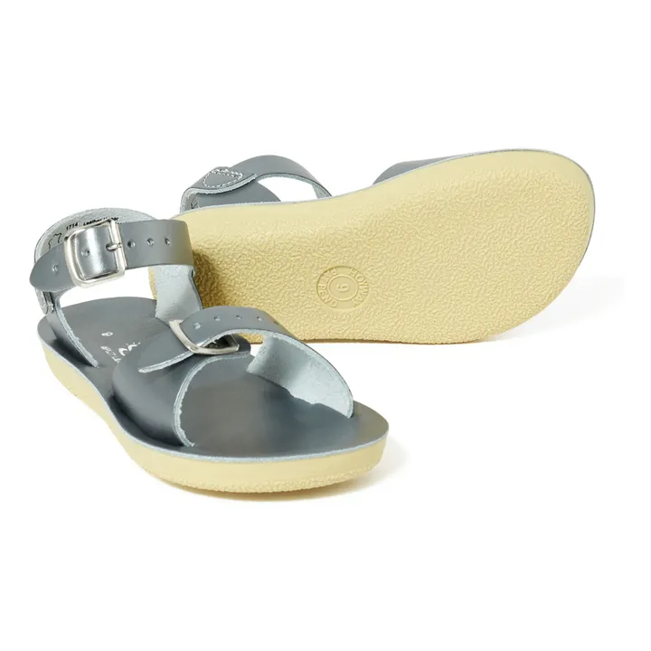 Sandales Cuir Waterproof Surfer | Argenté- Image produit n°3