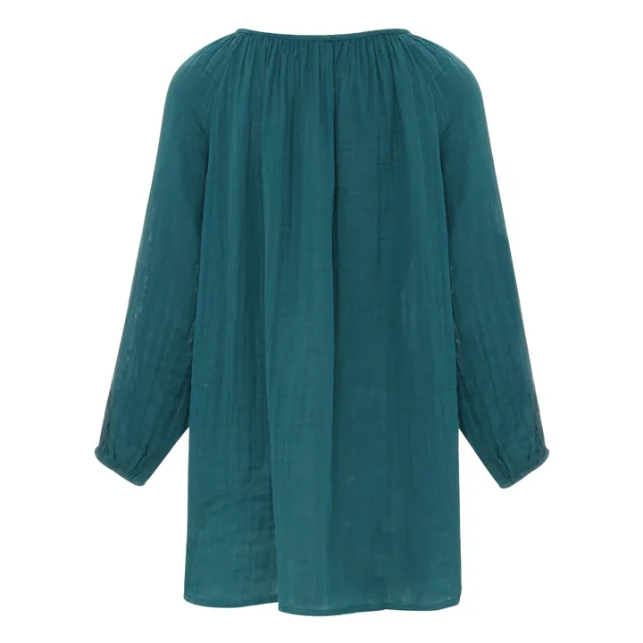 Nina Short Dress - Women's Collection | Teal Blue S022- Product image n°5