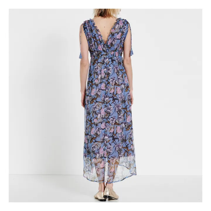 Vestido Plumeria - Colección Mujer  | Azul- Imagen del producto n°2