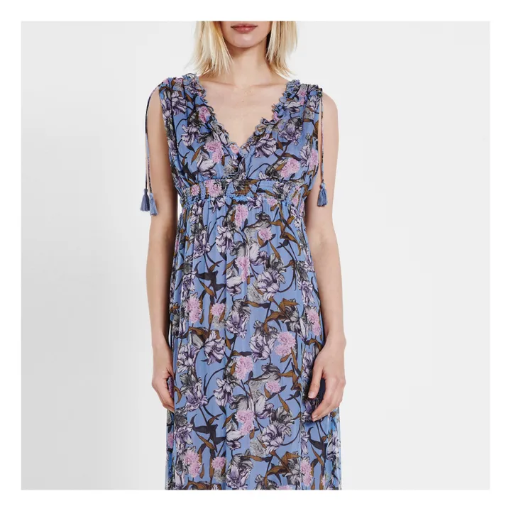 Kleid Plumeria- Damenkollektion  | Blau- Produktbild Nr. 3