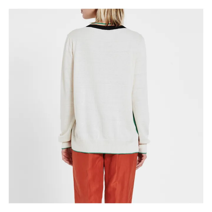 Pullover aus Alpaka Quatar | Cremefarben- Produktbild Nr. 3