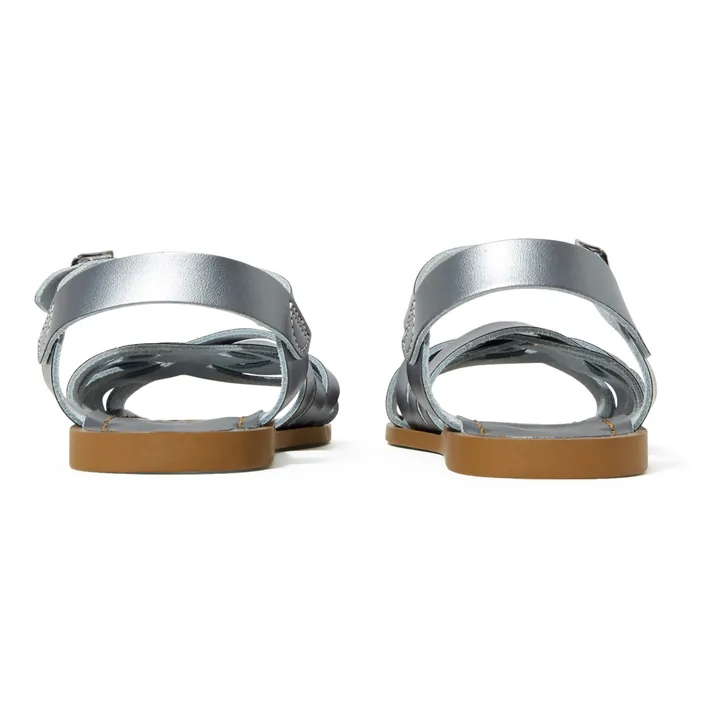 Retro Premium Sandalen- Damenkollektion  | Silber- Produktbild Nr. 4