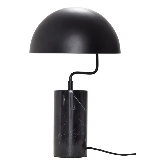 Marble table lamp | Black