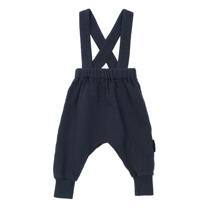 Pantaloni Cotone Bio con bretelle rimovibili  | Grigio antracite- Immagine del prodotto n°0