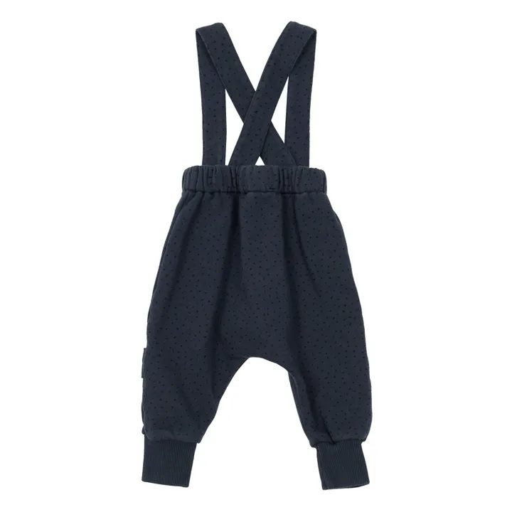 Pantaloni Cotone Bio con bretelle rimovibili  | Grigio antracite- Immagine del prodotto n°1