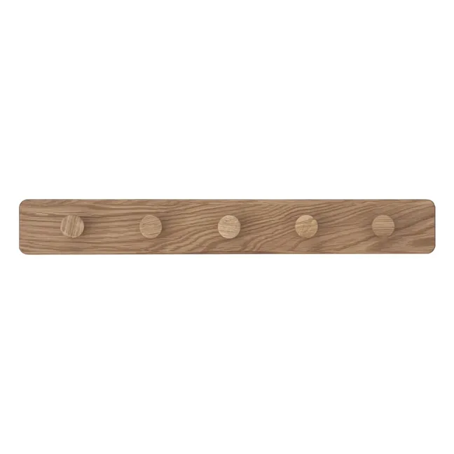 Oak coat rack