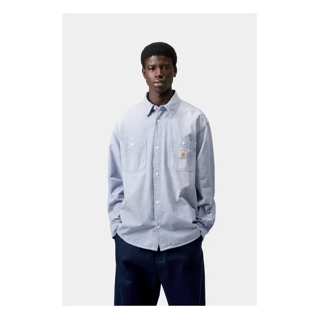 Chemise Painter Chambray Coton | Bleu Clair