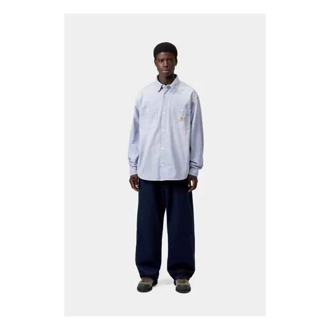 Chemise Painter Chambray Coton | Bleu Clair
