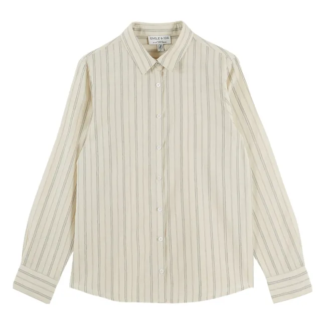 Chemise Rayures Evelyne Khadi | Crème