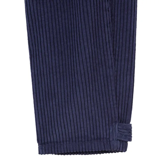 Pantalon Jogger Ernest Velours | Bleu marine