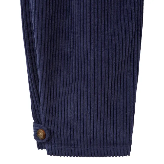 Pantalon Jogger Ernest Velours | Bleu marine