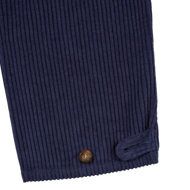 Pantalon Jogger Ernest Velours | Bleu marine