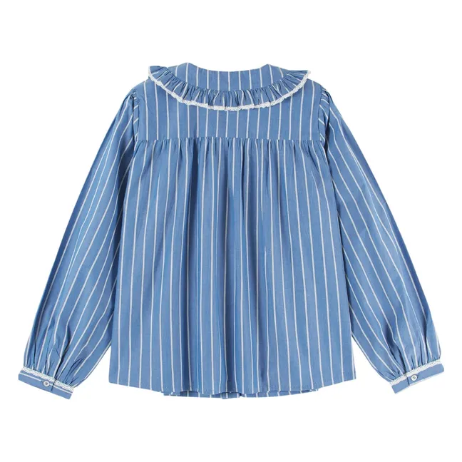 Blouse Rayures Eboto | Indigo