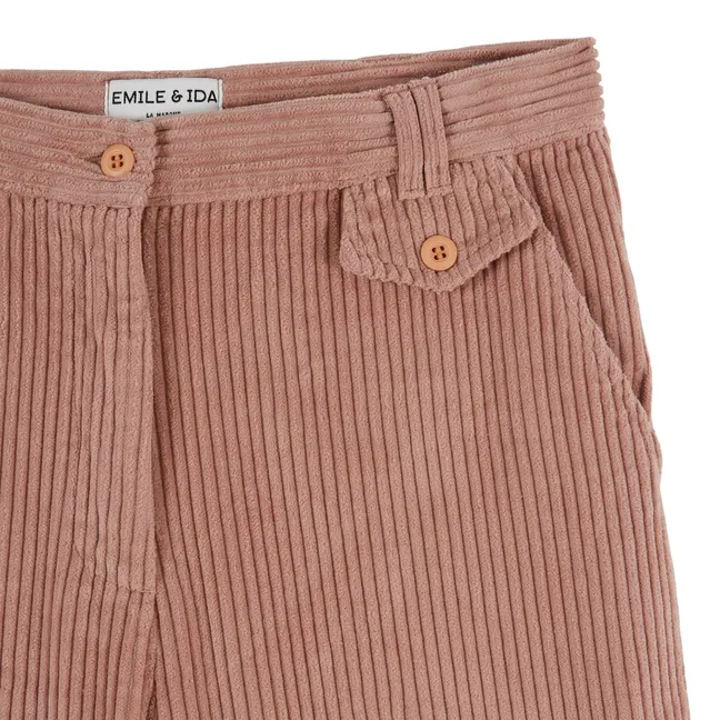 Pantalon Edgar Velours | Bois de rose