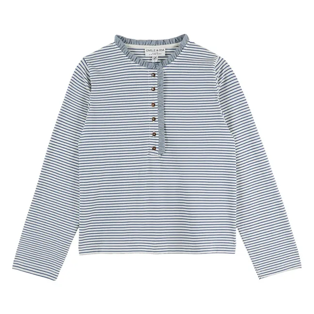 T-shirt Rayures Evania | Bleu