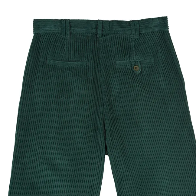 Pantalon Edgar Velours | Vert forêt
