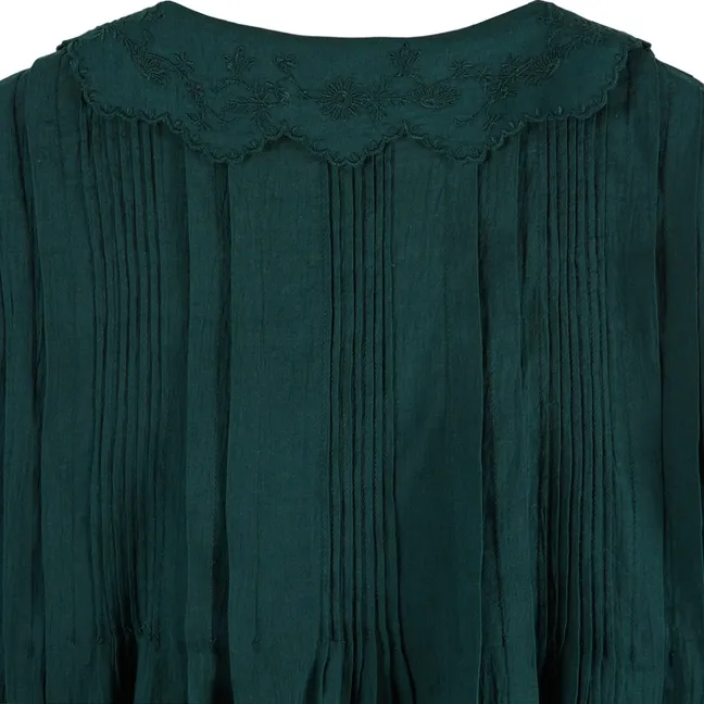 Blouse Vintage Elisabeth | Vert forêt