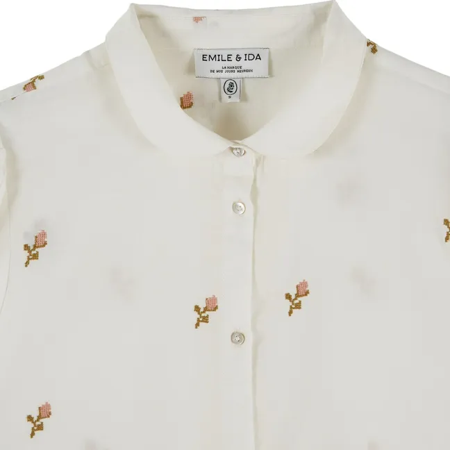 Chemise Ecalypso Broderies | Ecru