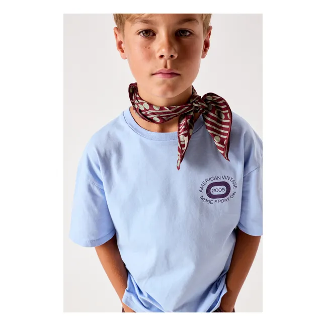 Fizvalley Ready Steady T-shirt | Light Blue